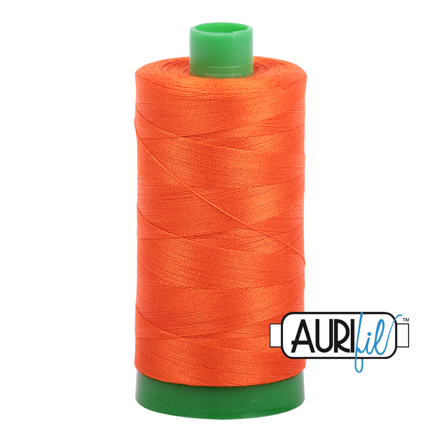Aurifil 40wt 1104 Neon Orange 100% puuvilla -ompelulanka