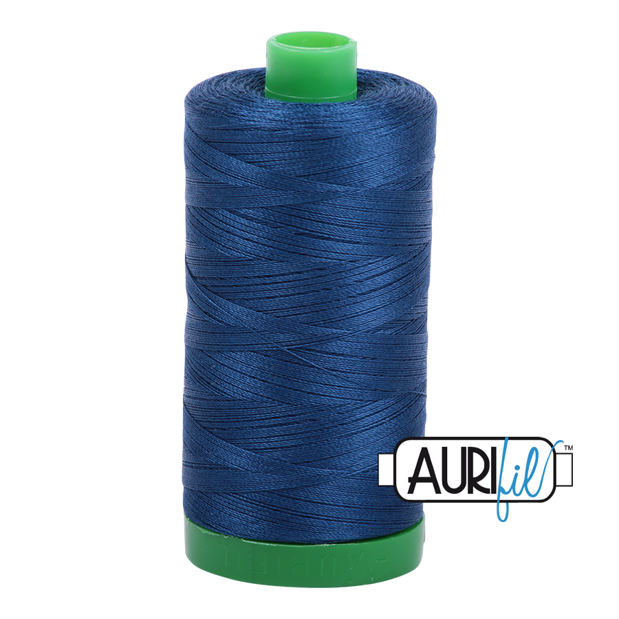 Aurifil 40wt 2783 Medium Delft Blue 100% puuvilla -ompelulanka