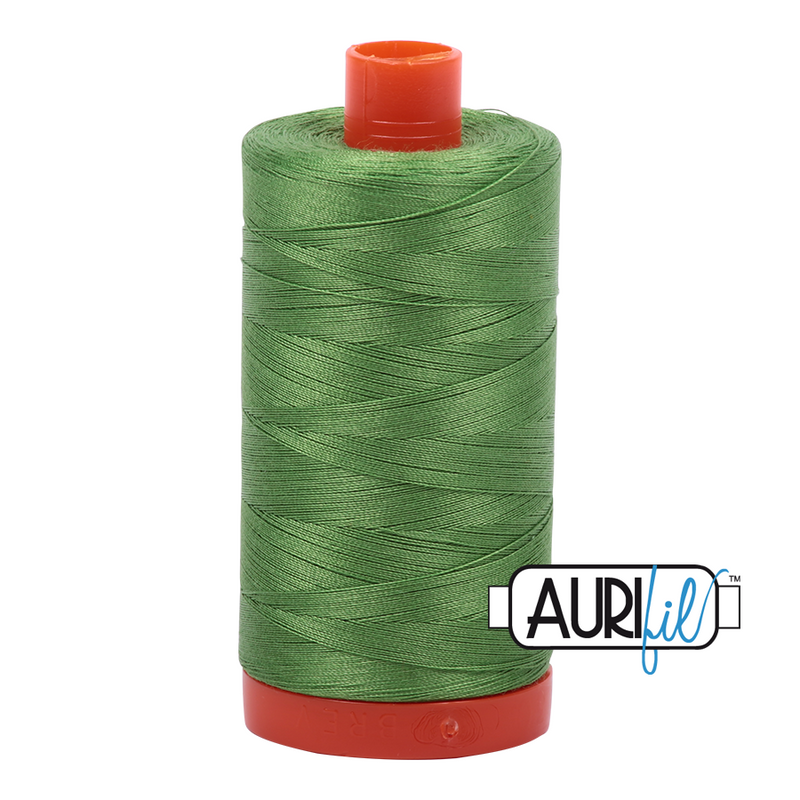 Aurifil 50wt 1114 Grass Green 100% puuvilla -ompelulanka
