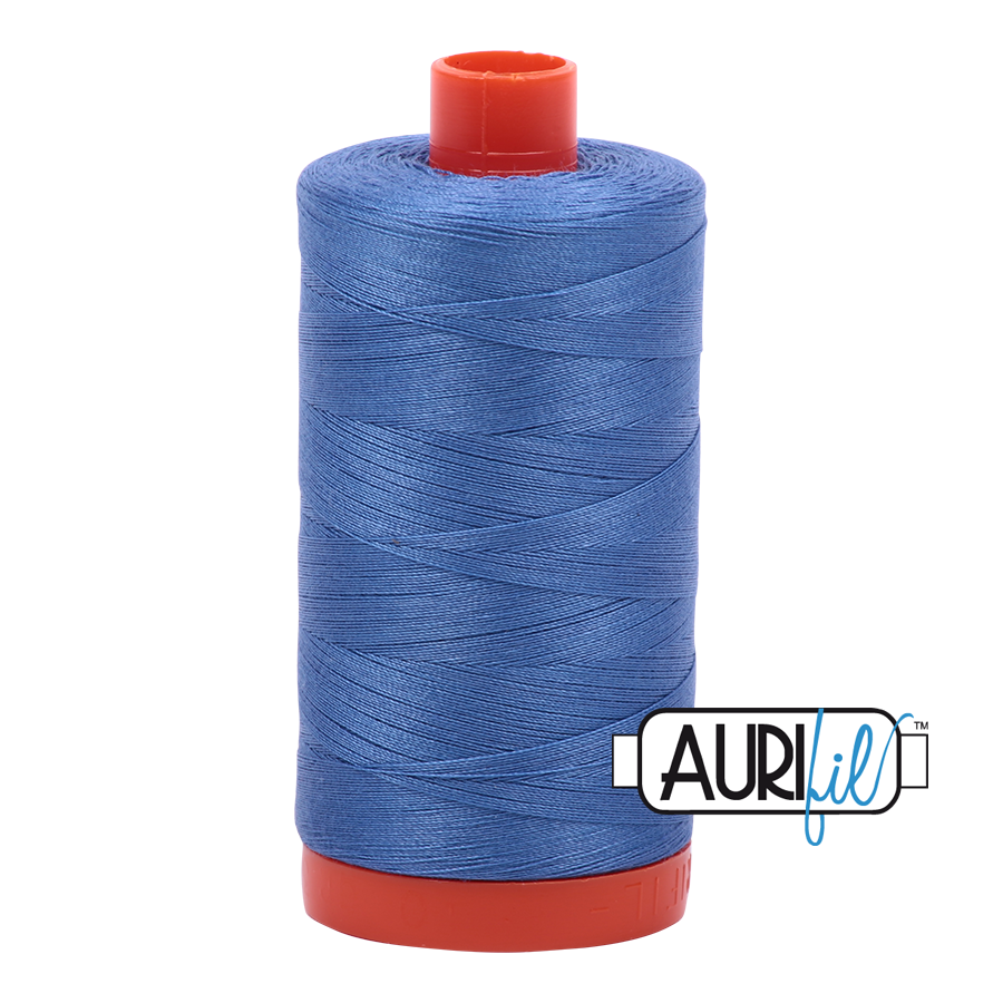 Aurifil 50wt 1128 Light Blue Violet 100% puuvilla -ompelulanka