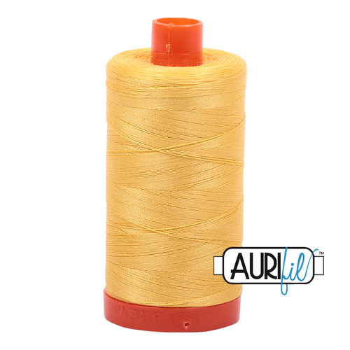 Aurifil 50wt 1135 Pale Yellow 100% puuvilla -ompelulanka