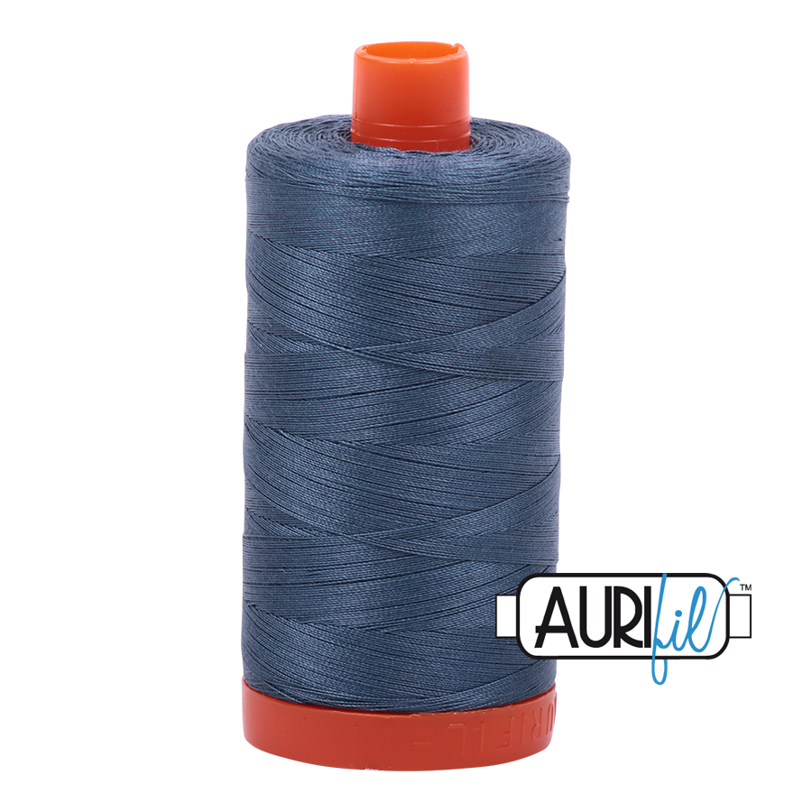 Aurifil 50wt 1310 Medium Blue Grey 100% puuvilla -ompelulanka