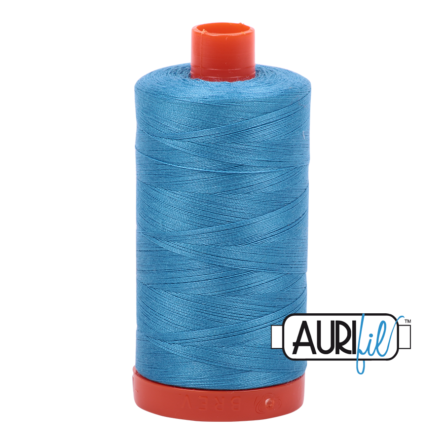 Aurifil 50wt 1320 Bright Teal 100% puuvilla -ompelulanka