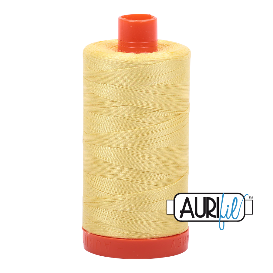 Aurifil 50wt 2115 Lemon 100% puuvilla -ompelulanka