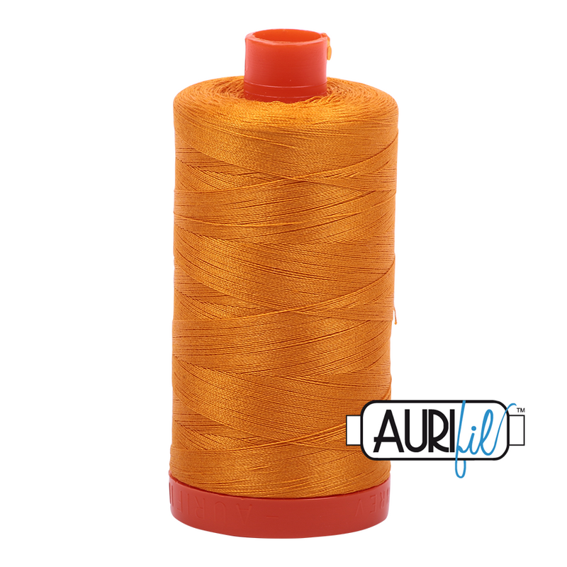 Aurifil 50wt 2145 Yellow Orange 100% puuvilla -ompelulanka