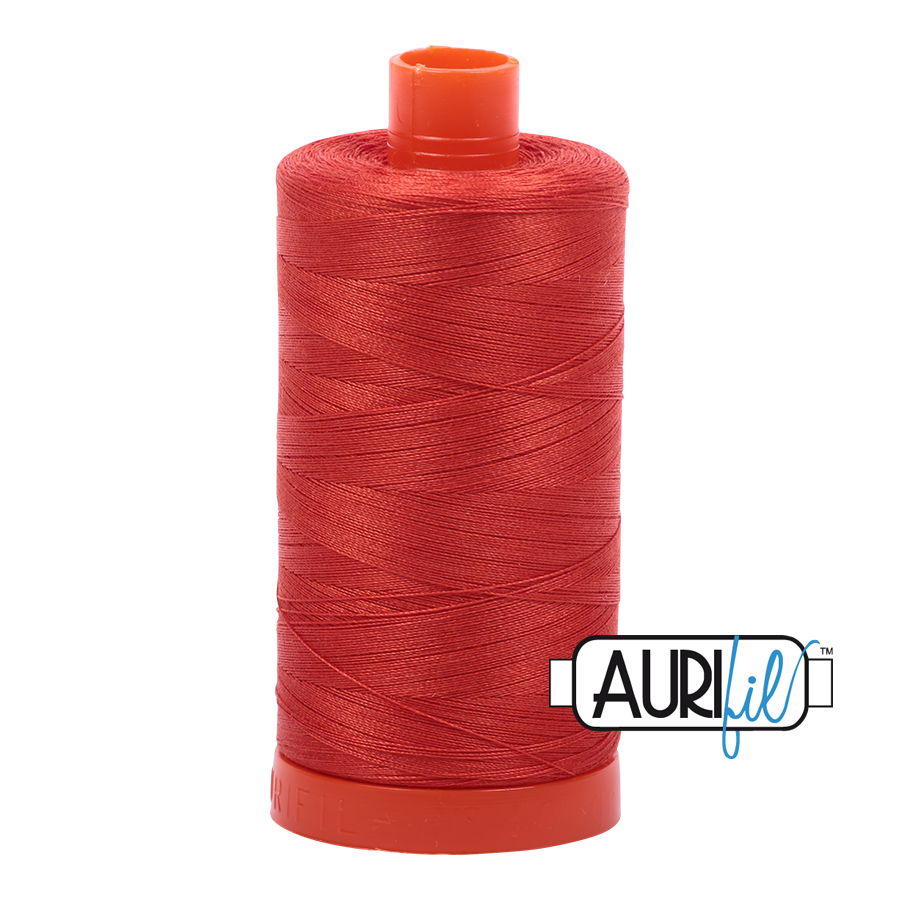 Aurifil 50wt 2245 Red Orange 100% puuvilla -ompelulanka