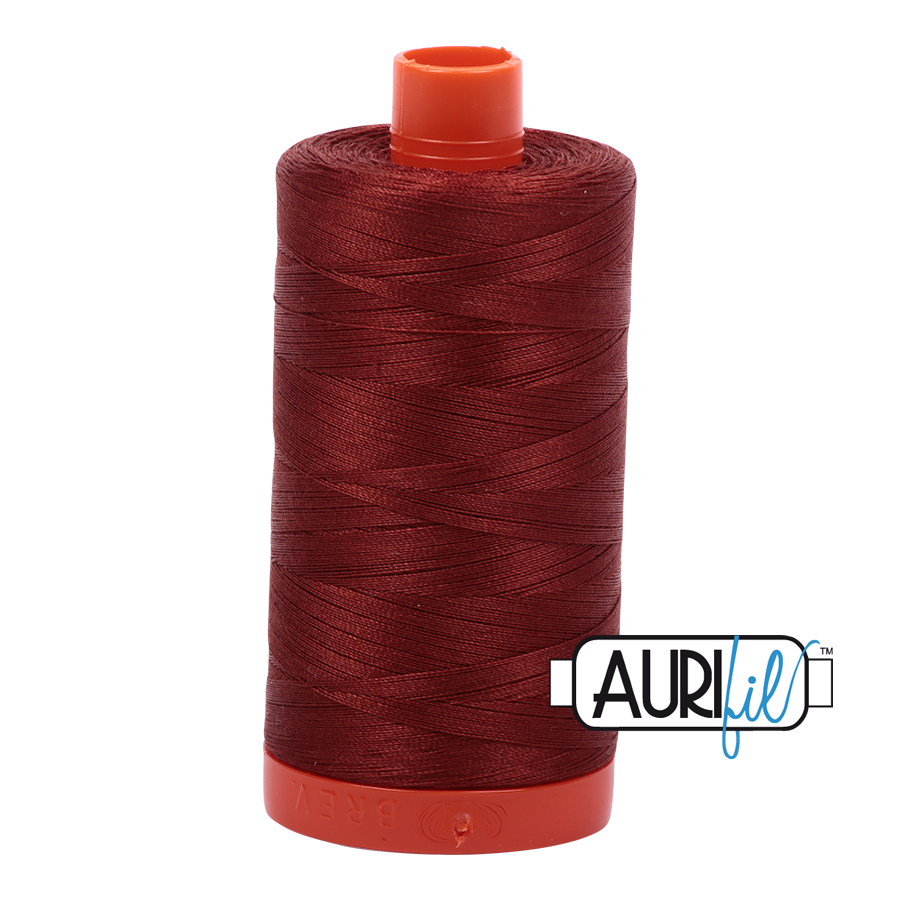 Aurifil 50wt 2355 Rust 100% puuvilla -ompelulanka