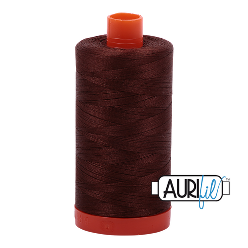 Aurifil 50wt 2360 Chocolate 100% puuvilla -ompelulanka