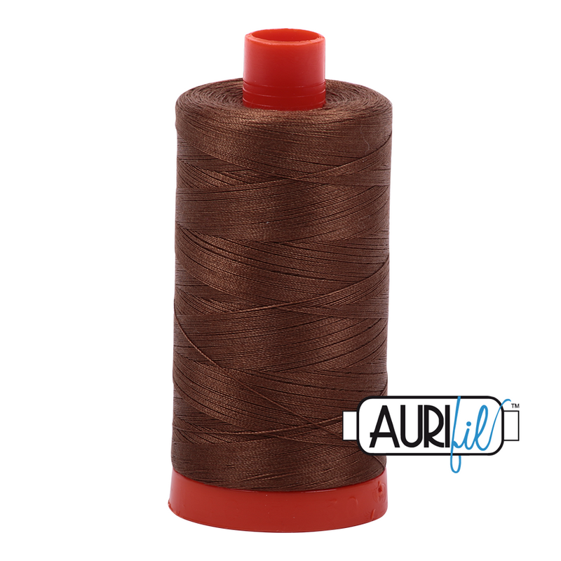 Aurifil 50wt 2372 Dark Antique Gold 100% puuvilla -ompelulanka
