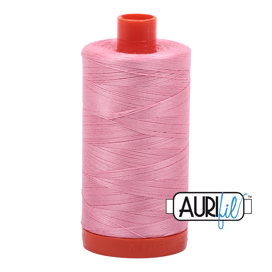 Aurifil 50wt 2425 Bright Pink 100% puuvilla -ompelulanka