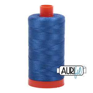Aurifil 50wt 2730 Delft Blue 100% puuvilla -ompelulanka