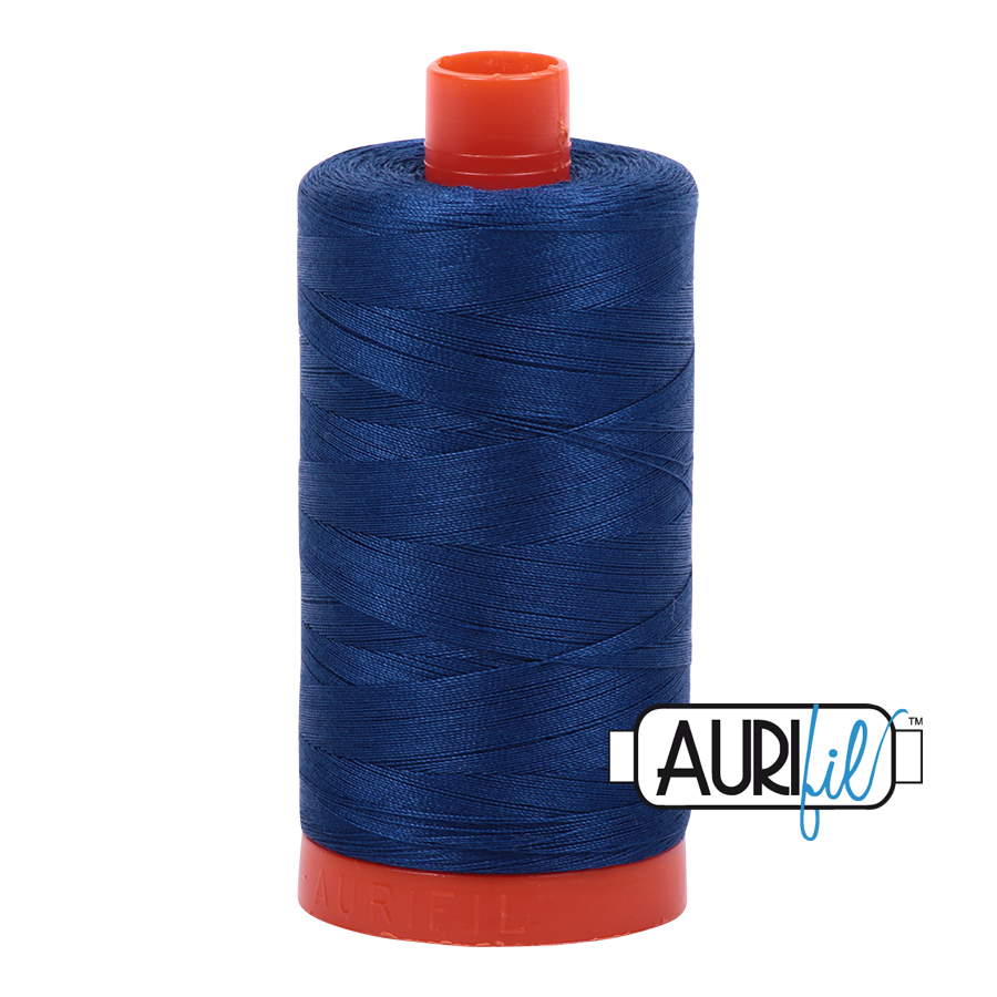 Aurifil 50wt 2780 Dark Delft Blue 100% puuvilla -ompelulanka