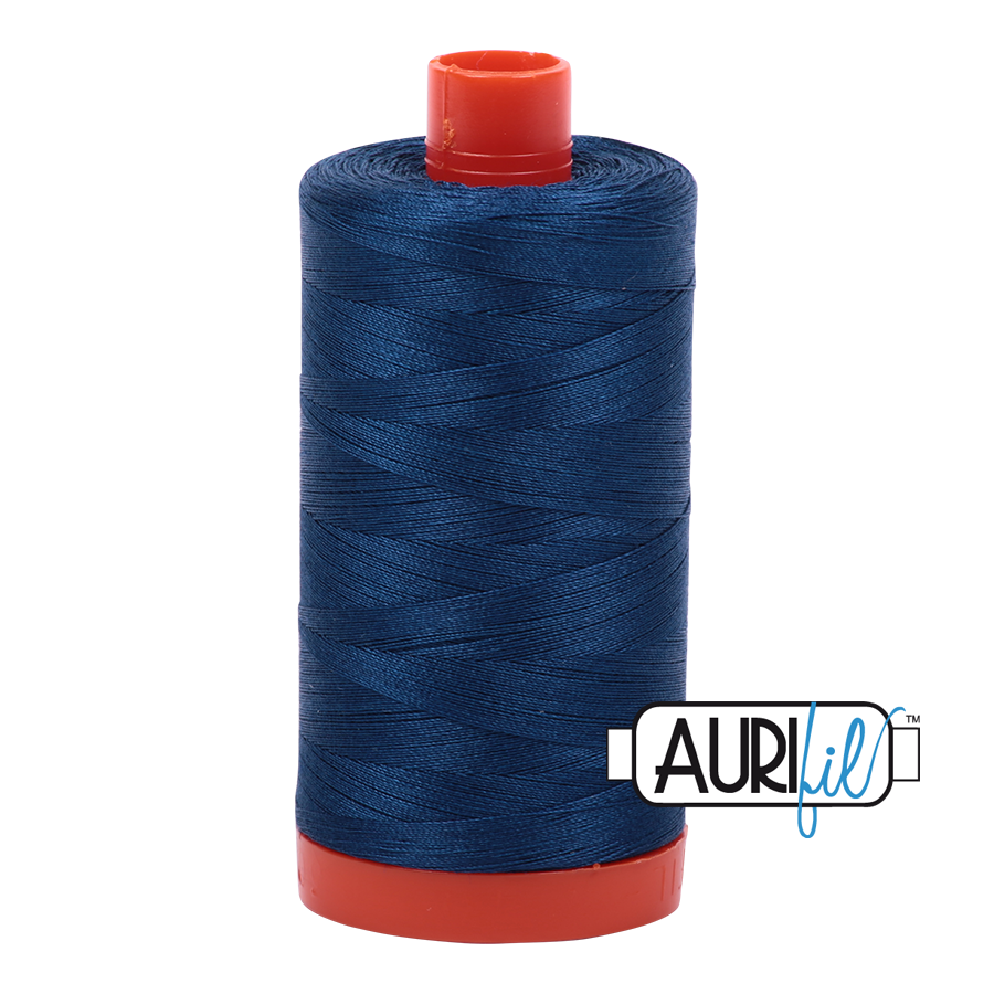Aurifil 50wt 2783 Medium Delft Blue 100% puuvilla -ompelulanka