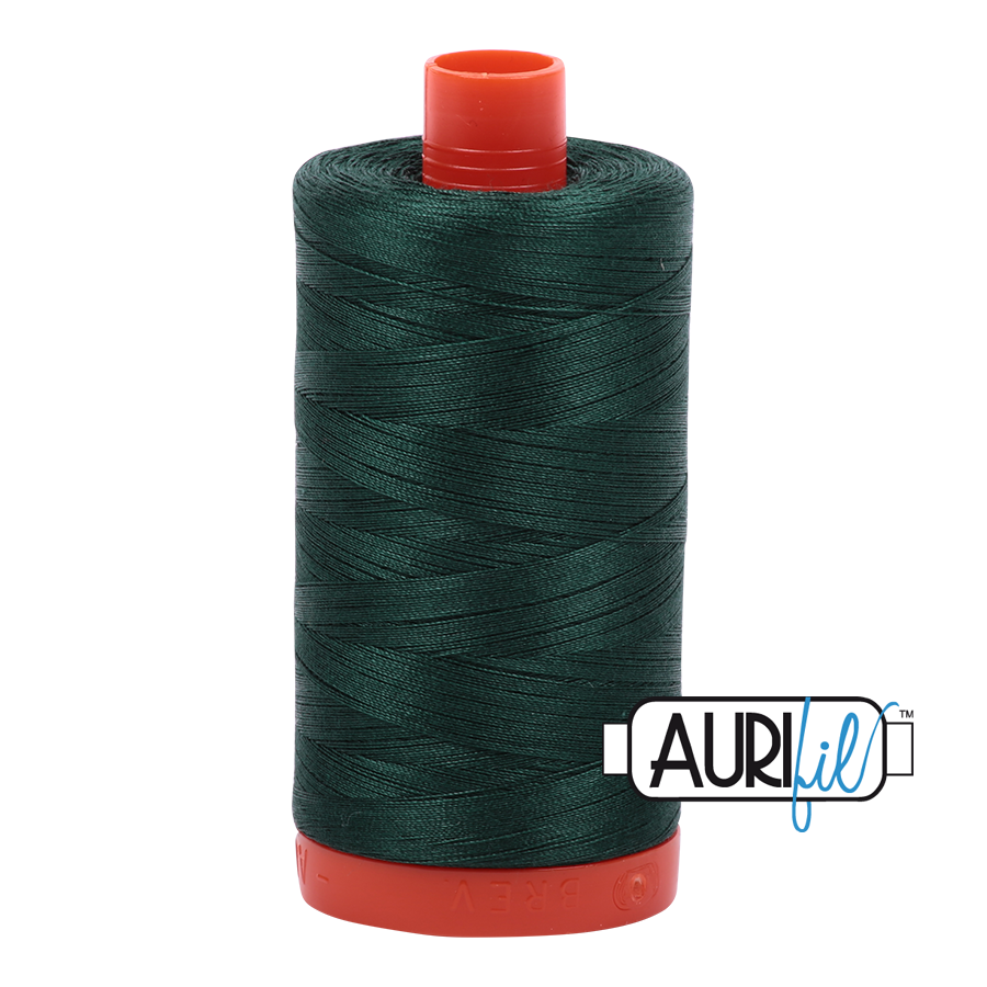 Aurifil 50wt 2885 Medium Spruce 100% puuvilla -ompelulanka