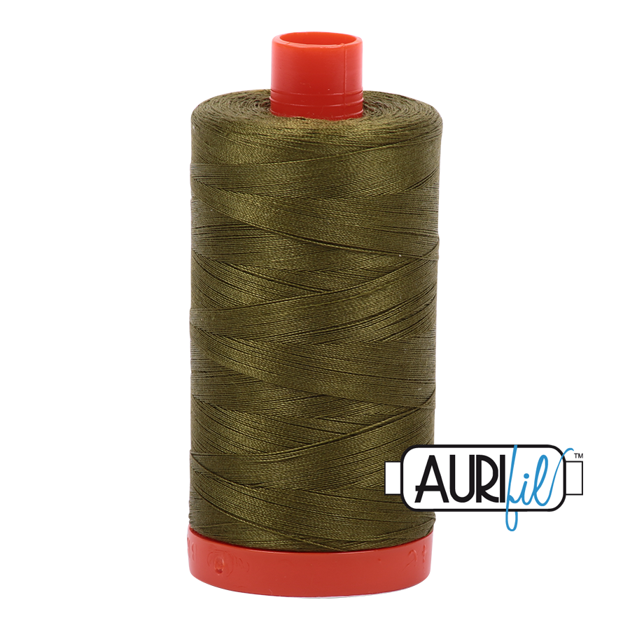 Aurifil 50wt 2887 Very Dark Olive 100% puuvilla -ompelulanka