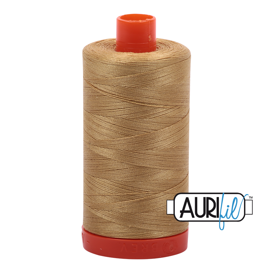 Aurifil 50wt 2920 Light Brass 100% puuvilla -ompelulanka