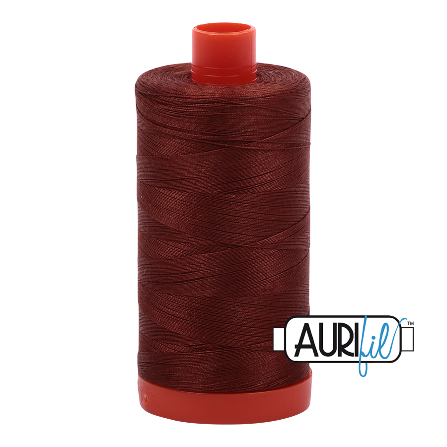 Aurifil 50wt 4012 Copper Brown 100% puuvilla -ompelulanka