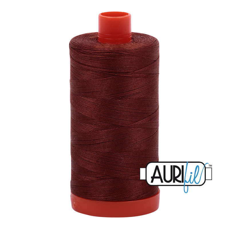 Aurifil 50wt 4012 Copper Brown 100% puuvilla -ompelulanka