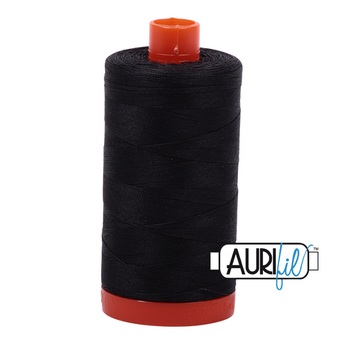 Aurifil 50wt 4241 Very Dark Grey 100% puuvilla -ompelulanka