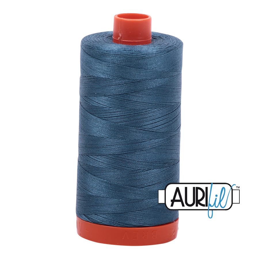 Aurifil 50wt 4644 Smoke Blue 100% puuvilla -ompelulanka