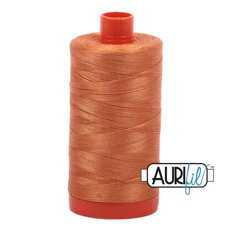 Aurifil 50wt 5009 Medium Orange 100% puuvilla -ompelulanka