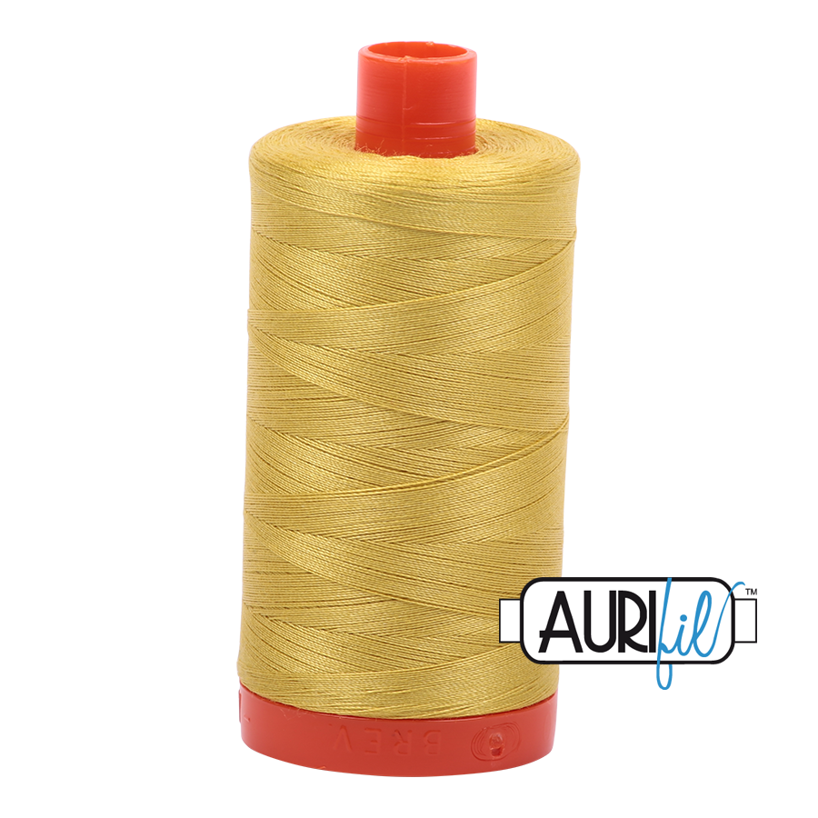 Aurifil 50wt 5015 Gold Yellow 100% puuvilla -ompelulanka