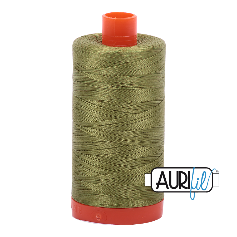 Aurifil 50wt 5016 Olive Green 100% puuvilla -ompelulanka