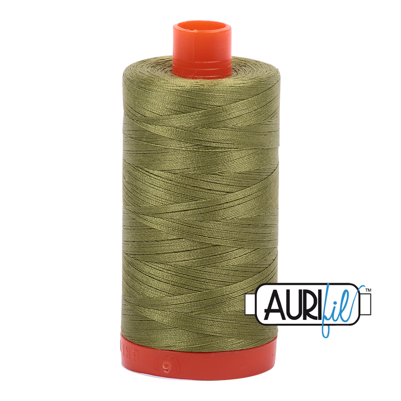 Aurifil 50wt 5016 Olive Green 100% puuvilla -ompelulanka