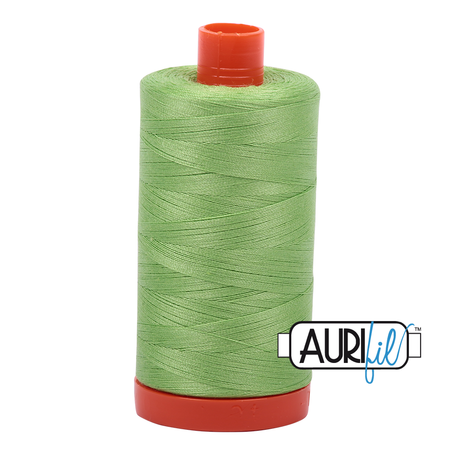 Aurifil 50wt 5017 Shining Green 100% puuvilla -ompelulanka