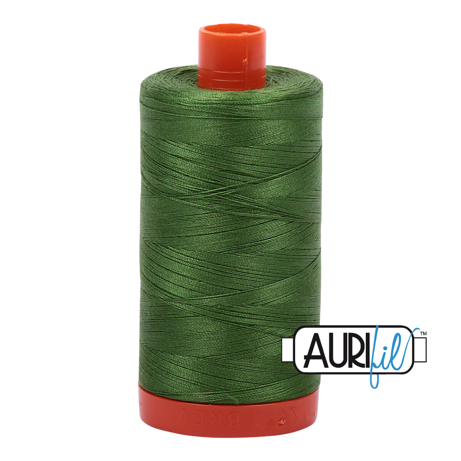 Aurifil 50wt 5018 Dark Grass Green 100% puuvilla -ompelulanka