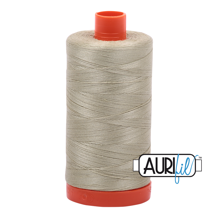 Aurifil 50wt 5020 Light Military Green 100% puuvilla -ompelulanka