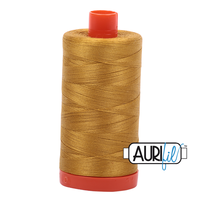 Aurifil 50wt 5022 Mustard 100% puuvilla -ompelulanka