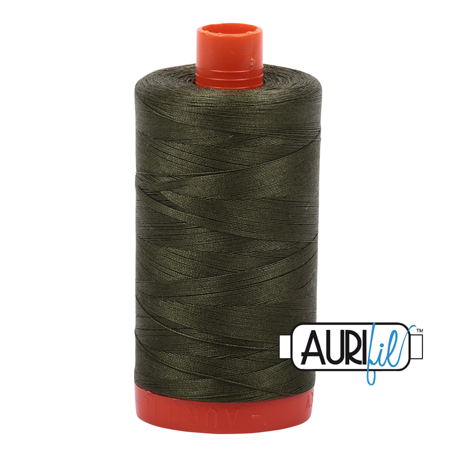 Aurifil 50wt 5023 Medium Green 100% puuvilla -ompelulanka