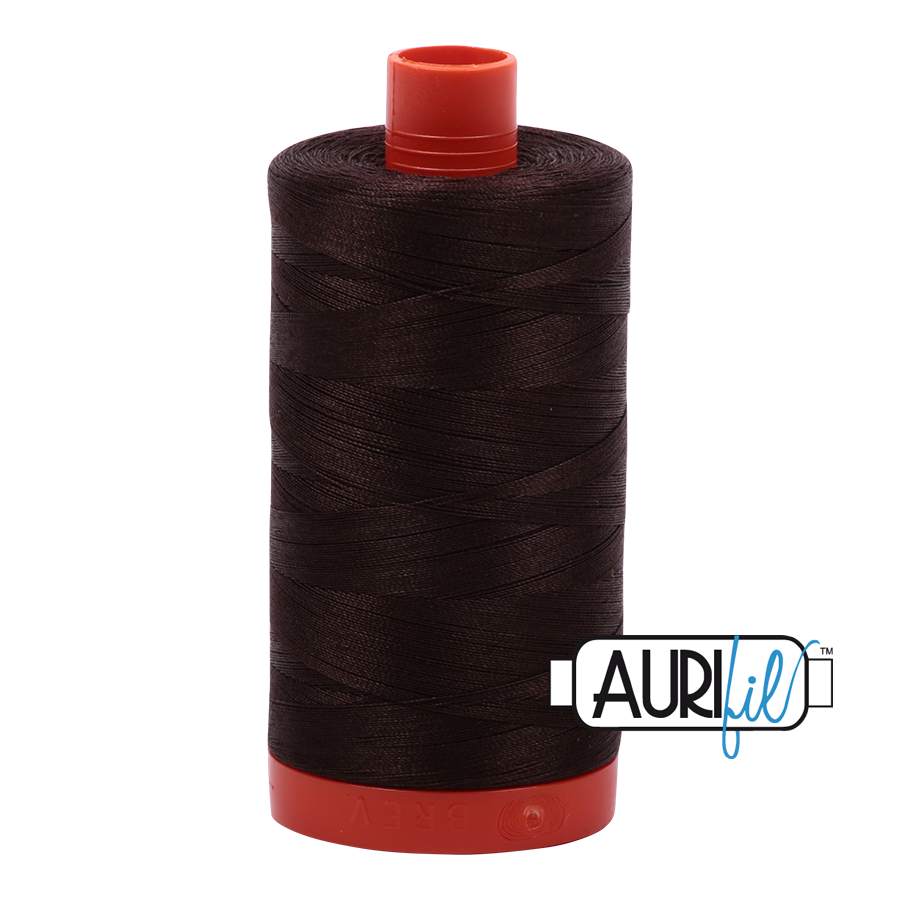 Aurifil 50wt 5024 Dark Brown 100% puuvilla -ompelulanka