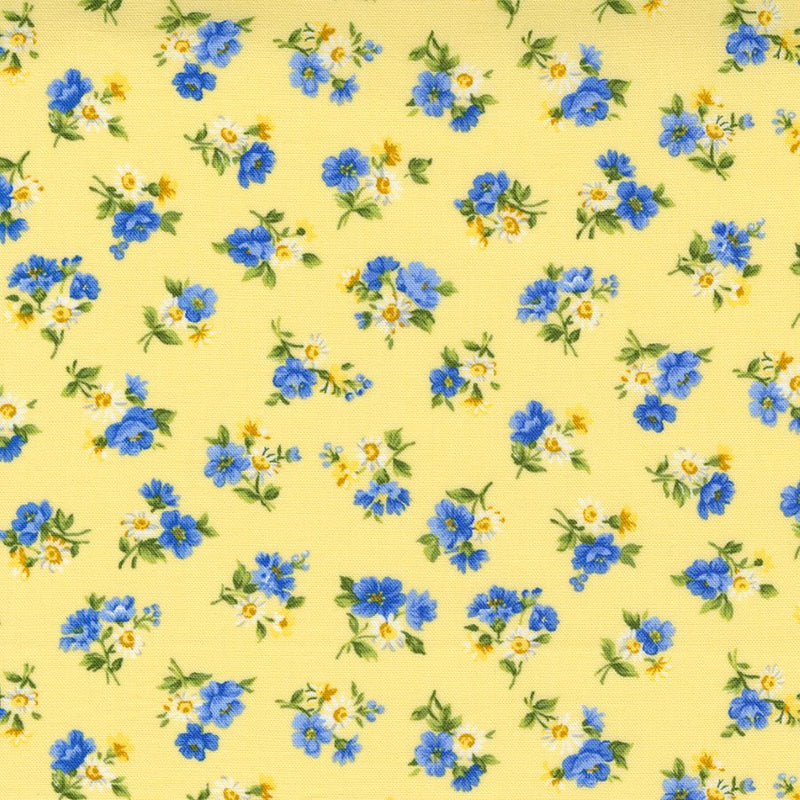 Moda, Summer Breeze Yellow 33613 13 puuvillakangas