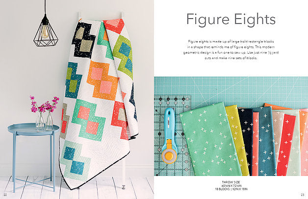 Modern Quilts Block by Block: 12 Modern Quilt Projects - English