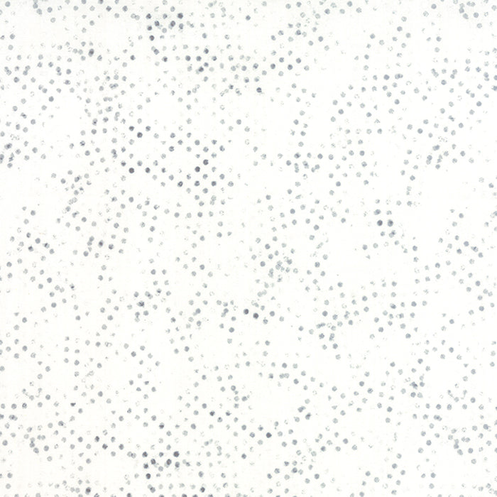 Zen Chic Modern Background Paper Steel Off White 1586-12, valkopohjainen kangas harmailla pisteillä