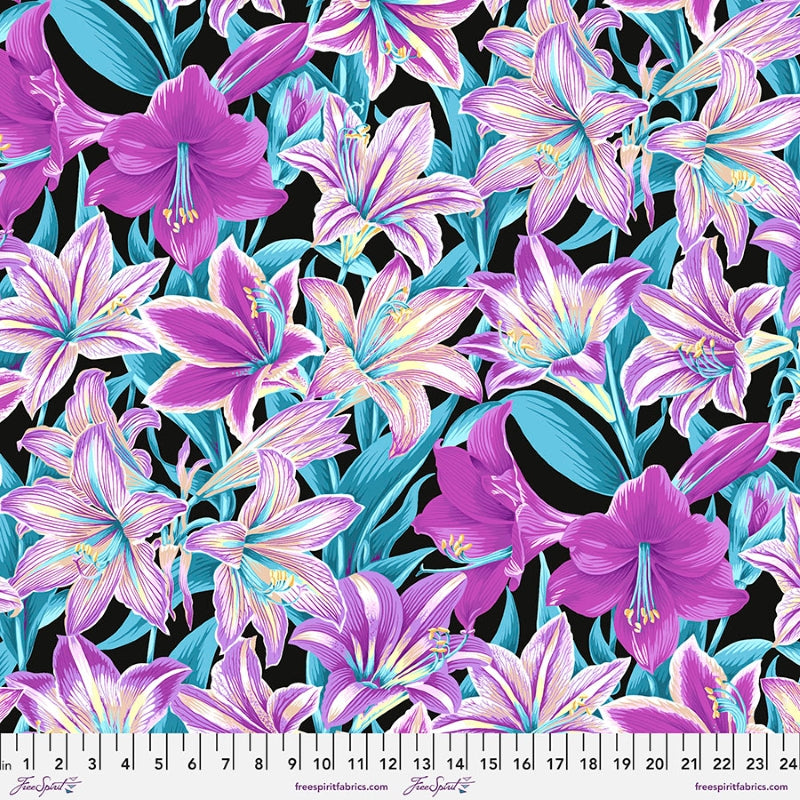 Kaffe Fassett, Spring 2022 Amaryllis - Lavender PWPJ104.LAVENDER puuvillakangas