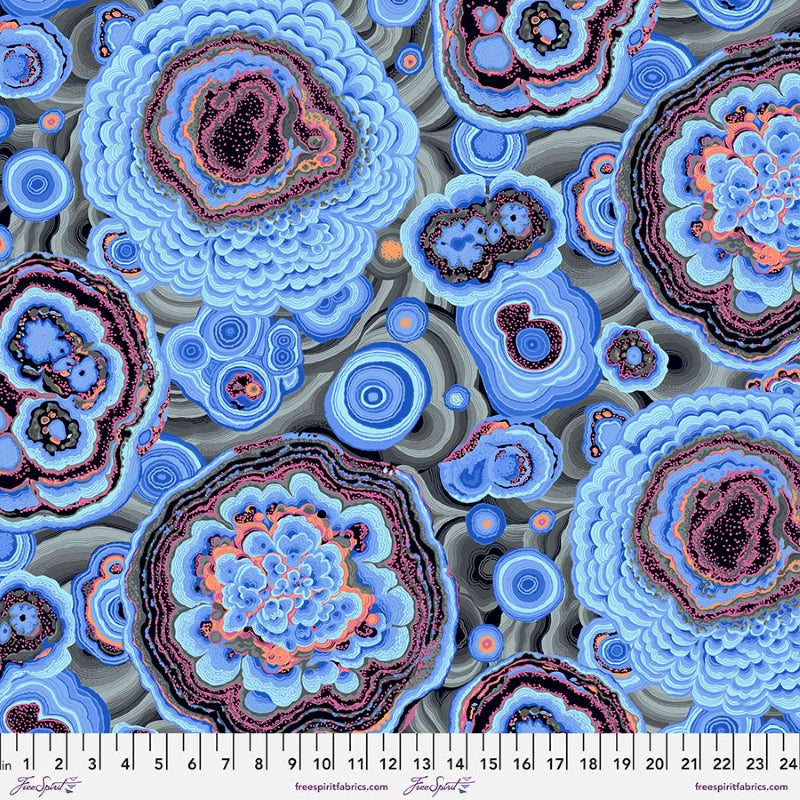 Kaffe Fassett, Spring 2022 Agate - Sky PWPJ106.SKY puuvillakangas