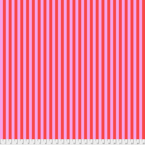 Tula Pink, True Colors, Tent Stripe - Poppy PWTP069.POPPY puuvillakangas