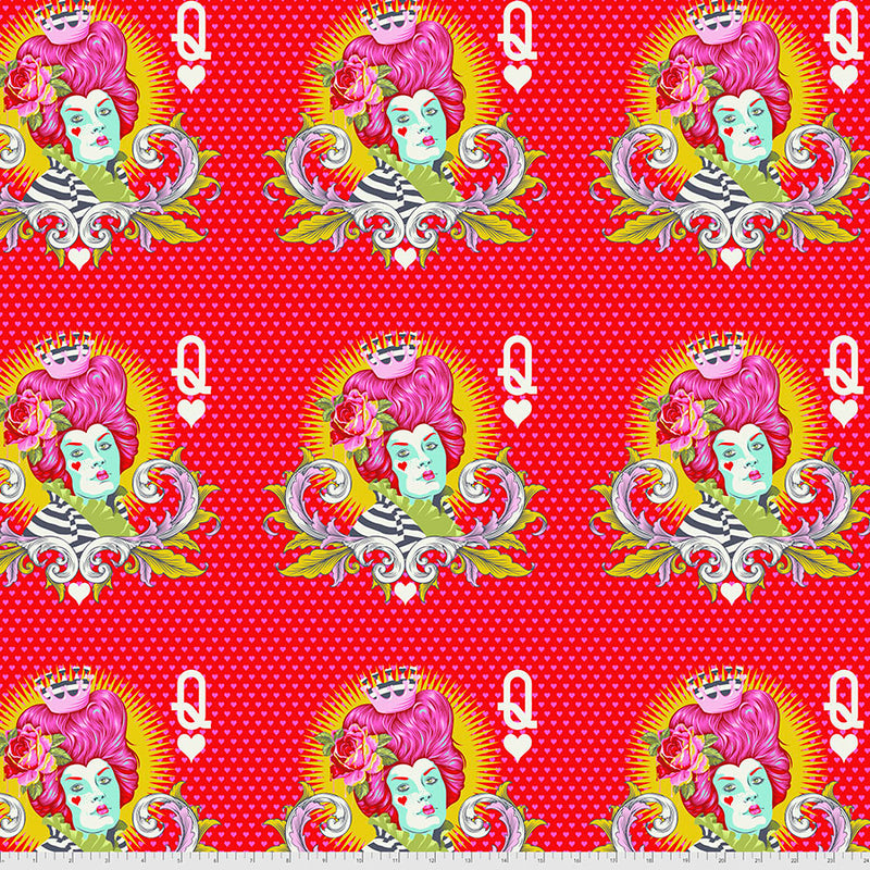 Tula Pink, CuriouserCuriouser, Red Queen PWTP160WONDER cotton fabric
