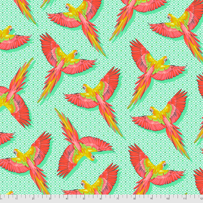 Tula Pink, Daydreamer, Macaw Ya Later Mango PWTP170.MANGO puuvillakangas