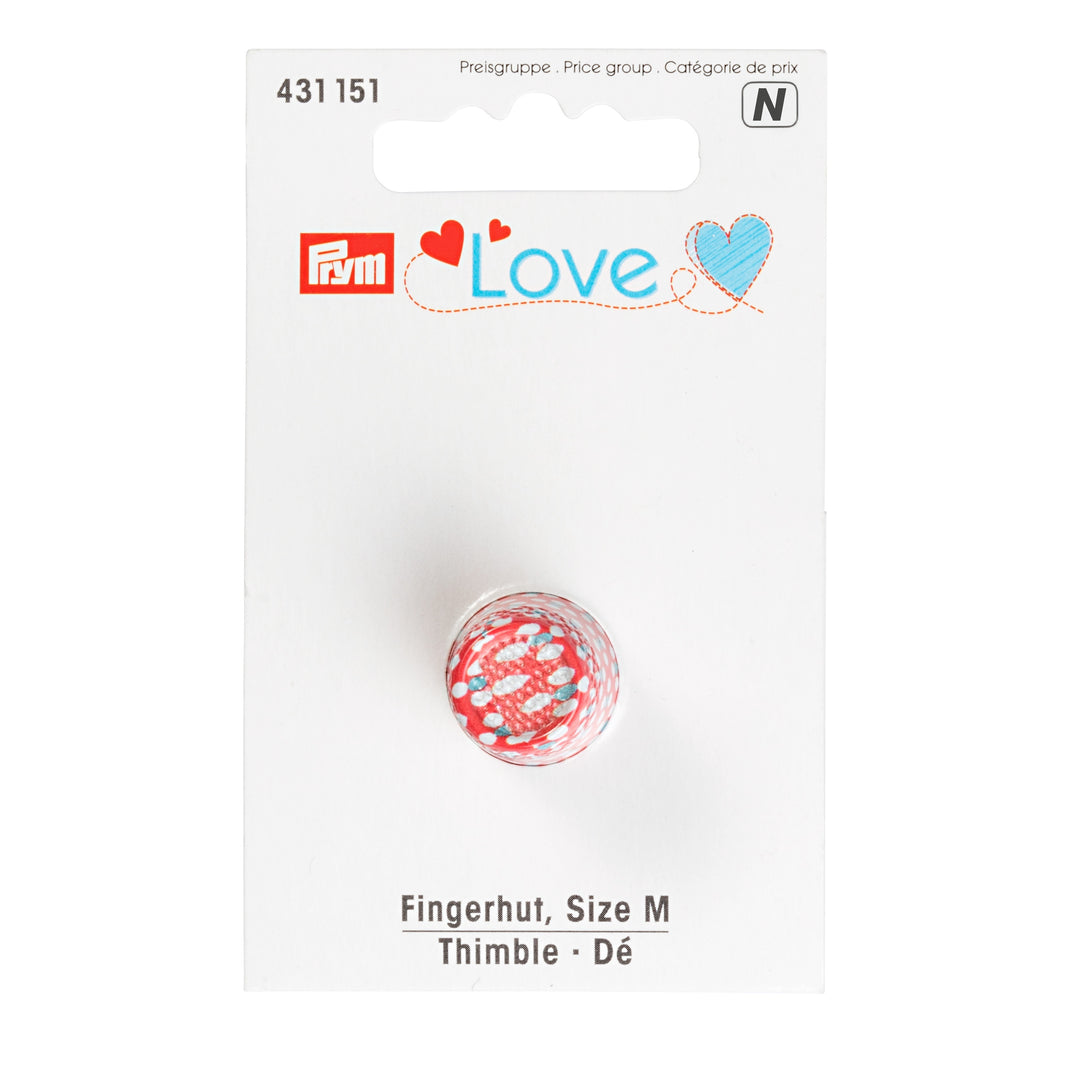 Prym Love Thimble 431 151, sormustin, M-koko