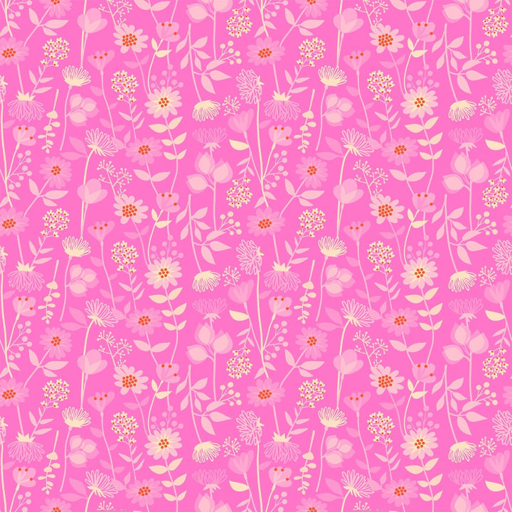 Ruby Star Society, Stay Gold RS0021-13 Pink Meadow puuvillakangas