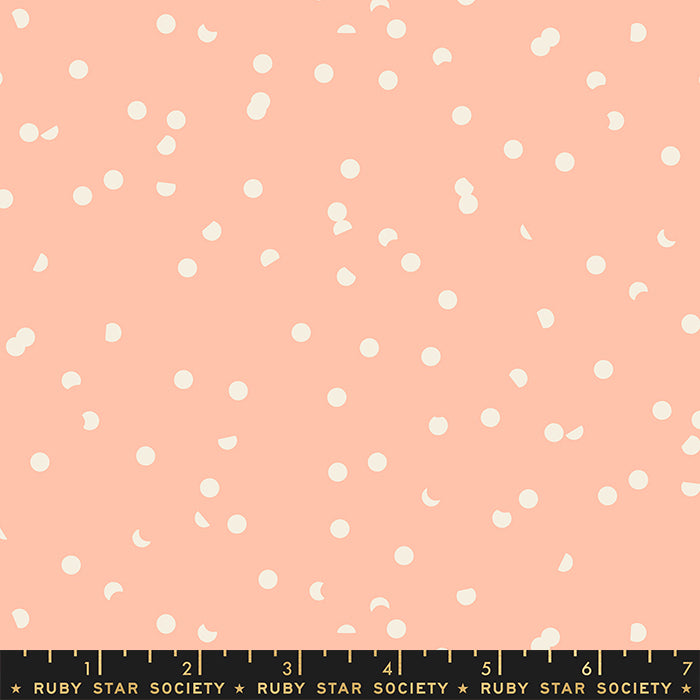 Ruby Star Society, Hole Punch Dot Peach RS3025-27 puuvillakangas