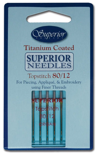 Superior Threads 1328012 Topstitch ompelukoneneula, 80/12