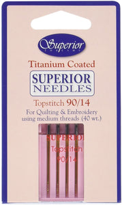 Superior Threads 1329014 Topstitch ompelukoneneula, 90/14