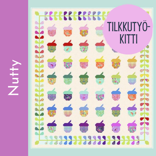 Tula Pink Nutty Quilt Kit - tilkkutyökitti