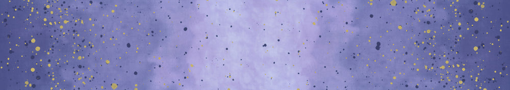 Lähikuva V&Co Ombre Galaxy Metallic Iris 10873-320M -puuvillakankaasta, jossa on metallinhohto ja liukuvärjäys.