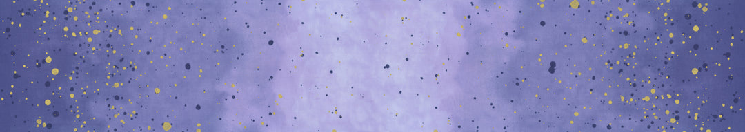 Lähikuva V&Co Ombre Galaxy Metallic Iris 10873-320M -puuvillakankaasta, jossa on metallinhohto ja liukuvärjäys.
